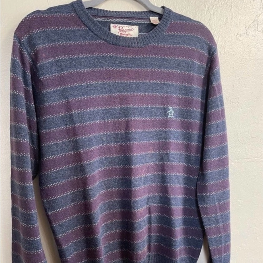 Original Penguin 100% Wool Crewneck Sweater
